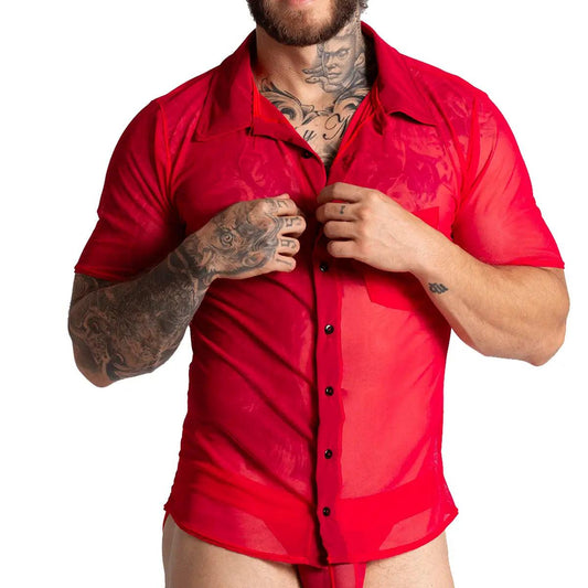 BAHIA RED SHIRT - Gigo Underwear Colombia
