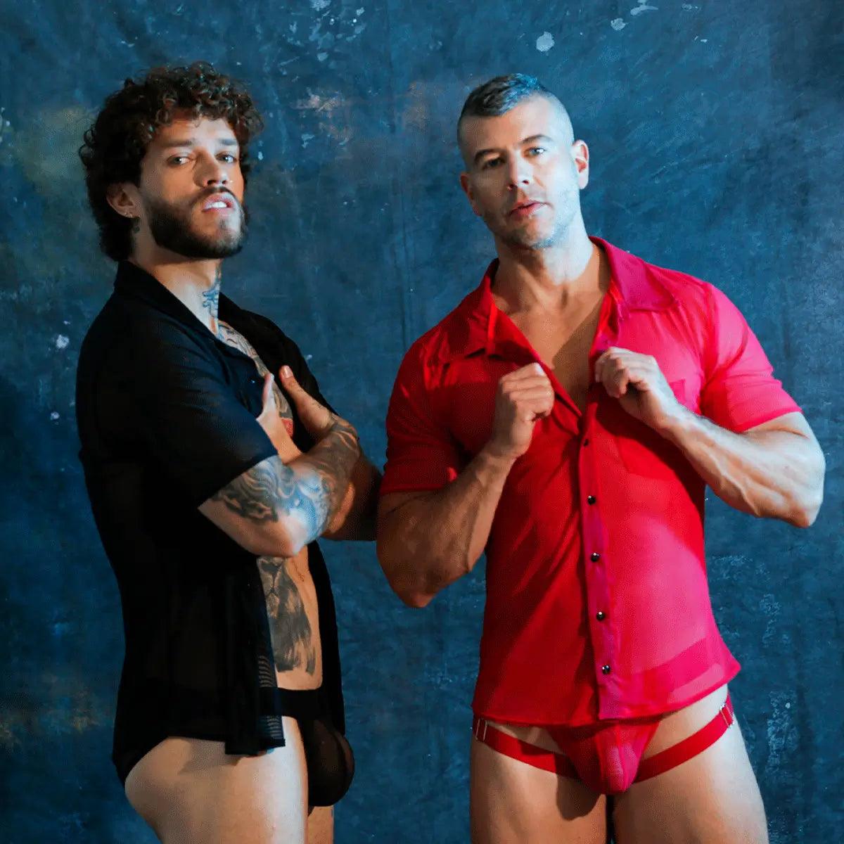 BAHIA RED SHIRT - Gigo Underwear Colombia