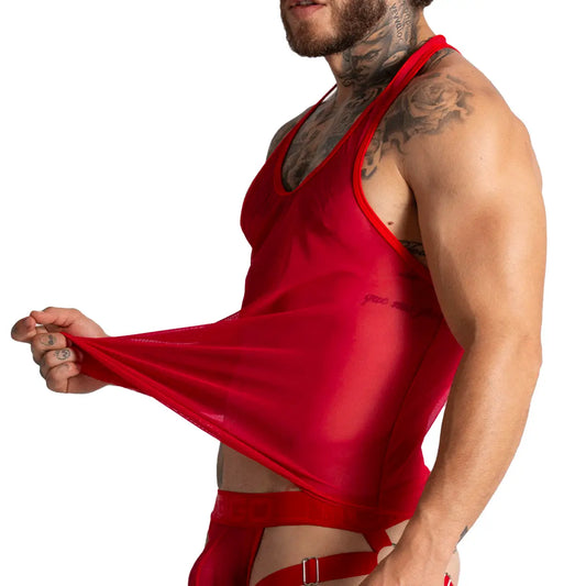 Bahia Red Tank de Gigo Underwear