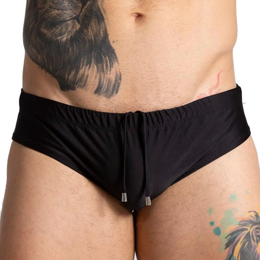 BRAZILIAN BLACK SWIM BRIEF - Gigo Underwear Colombia
