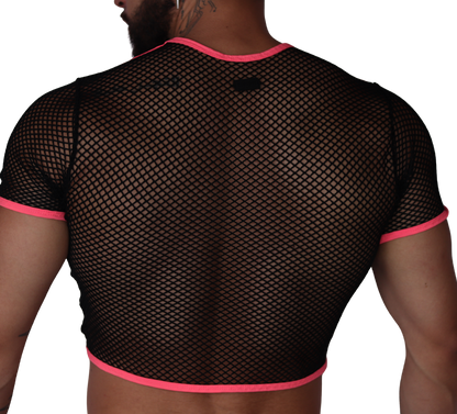 Boox Fuchsia Crop Top vista posterior de Gigo Underwear