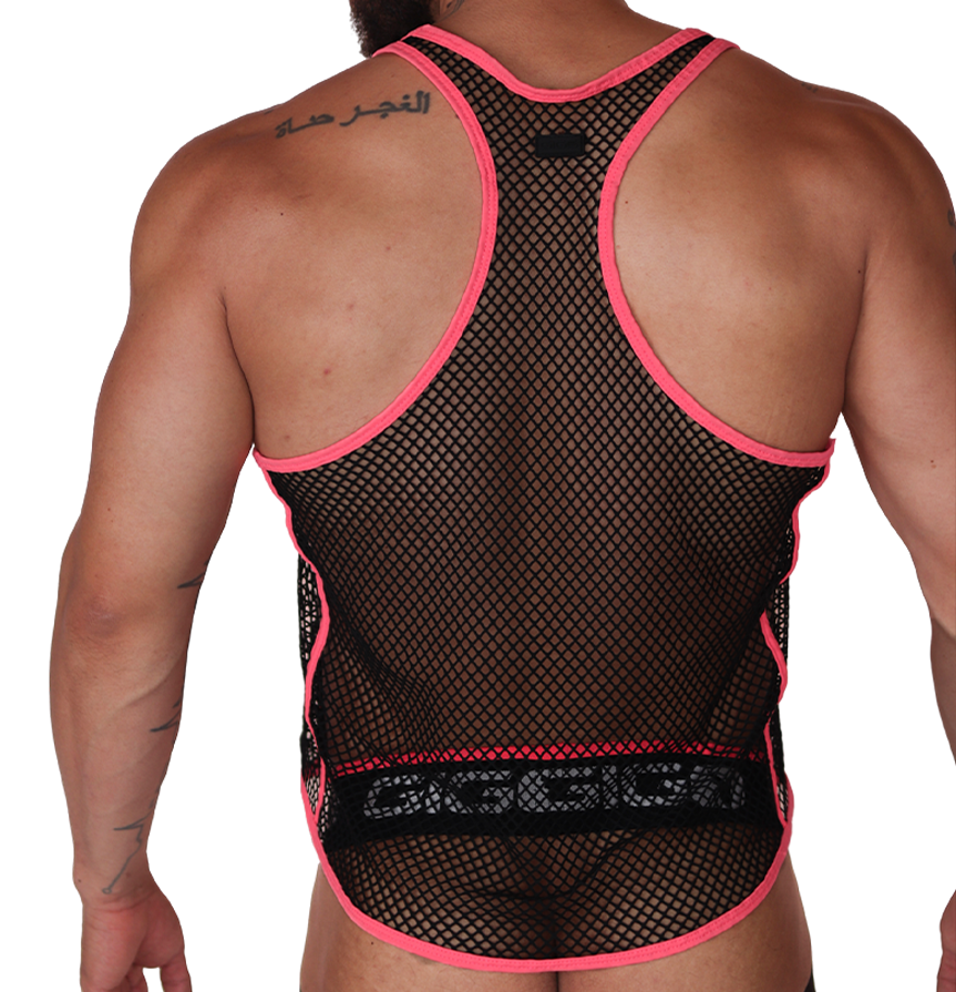 Boox Fuchsia Tank vista posterior de Gigo Underwear