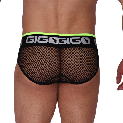 Boox Yellow Brief vista posterior de Gigo Underwear
