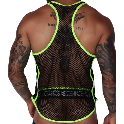 Boox Yellow Tank vista posterior de Gigo Underwear