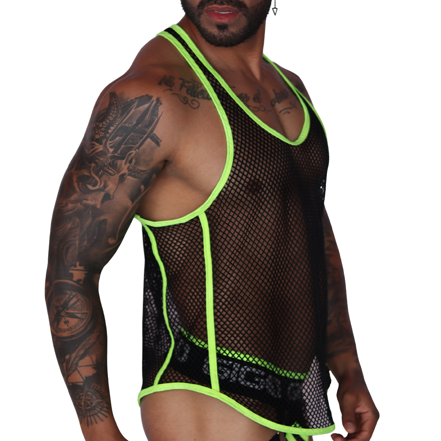 Boox Yellow Tank vista frontal de Gigo Underwear