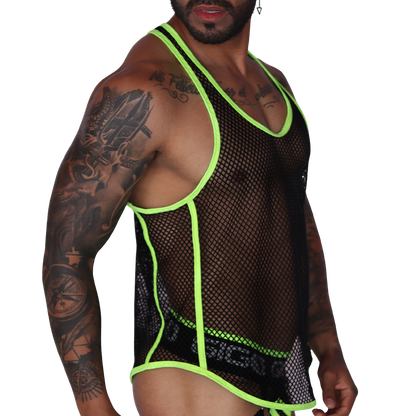 Boox Yellow Tank vista frontal de Gigo Underwear