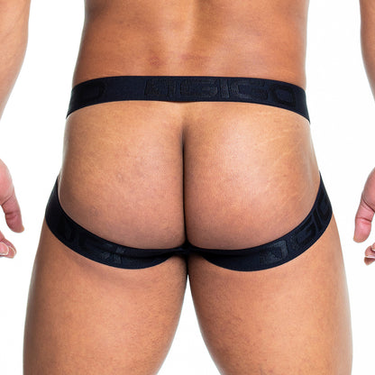 Camo Black Jockstrap vista posterior de Gigo Underwear