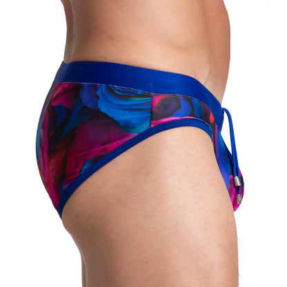 Carnations Swim Brief vista posterior de Gigo Underwear