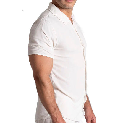 Chalis Beige Shirt vista frontal de Gigo Underwear