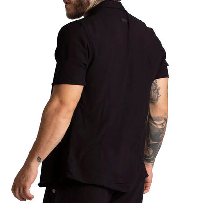 Chalis Black Shirt vista posterior de Gigo Underwear