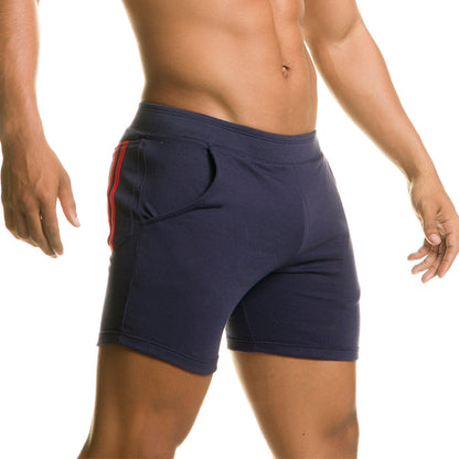 Chari Blue Short vista frontal de Gigo Underwear