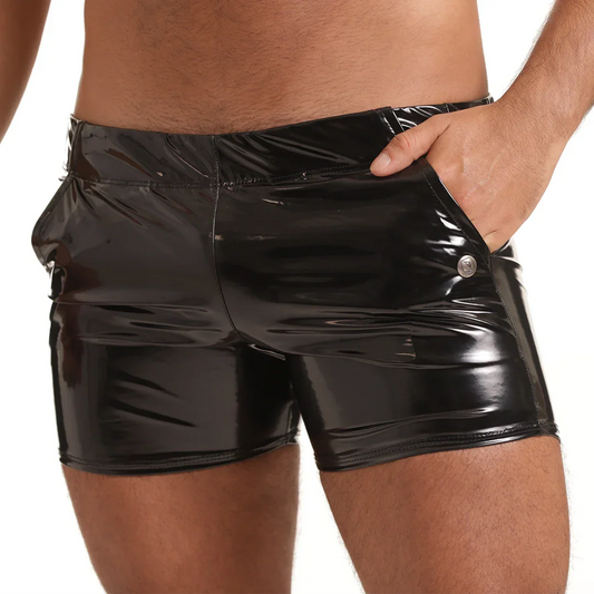 CHAROL BLACK HOTSHORT - Gigo Underwear Colombia