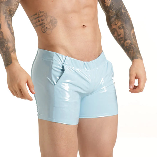 CHAROL BLUE HOTSHORT - Gigo Underwear Colombia