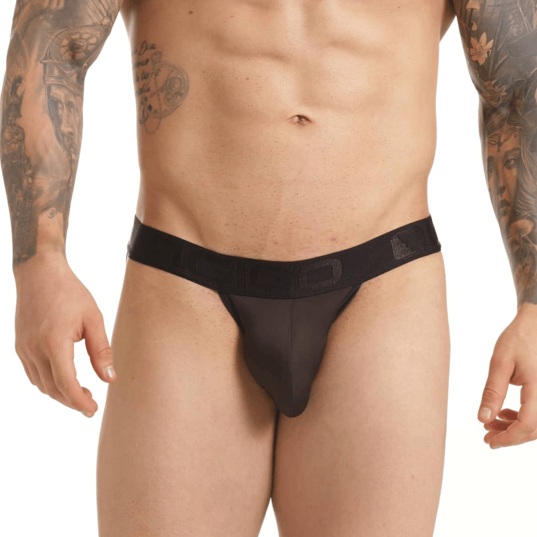 CLANDESTINE BRIEF - Pantaloncillo de malla negro para hombres