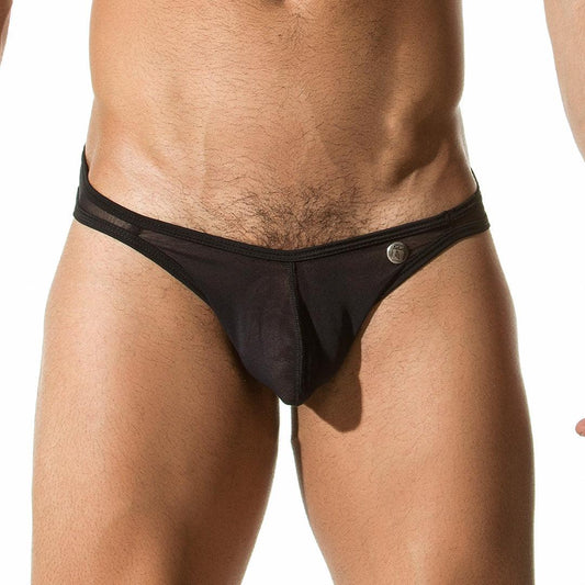 CLARITY BLACK GSTRING - Tanga negra para hombres
