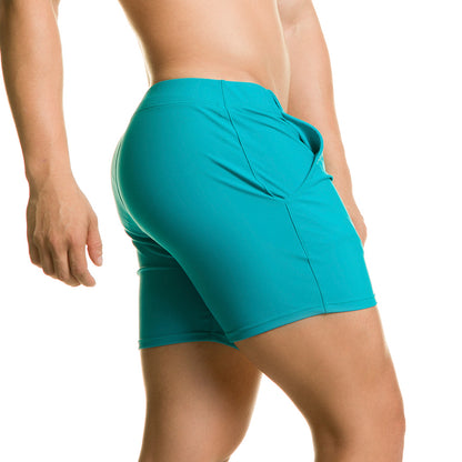 Classic Blue Beachwear vista posterior de Gigo Underwear