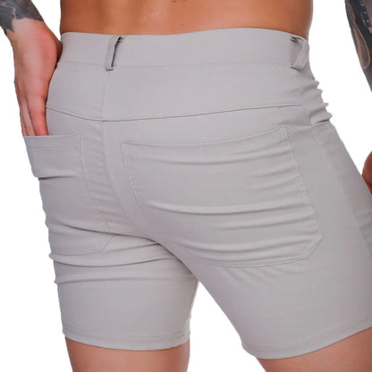 Classic Forever Beige Short en modelo de Gigo Underwear