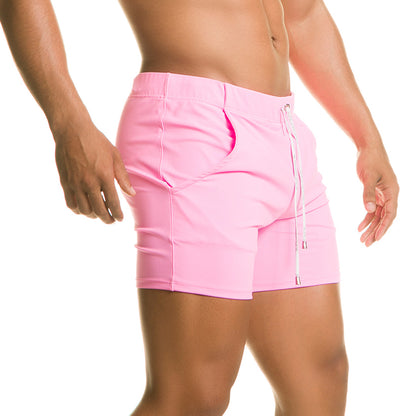 Classic Pink Beachwear vista frontal de Gigo Underwear