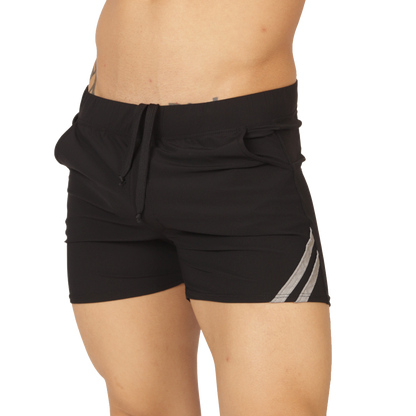 Club Black Short vista frontal de Gigo Underwear