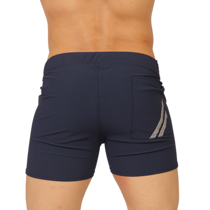 Club Blue Short vista posterior de Gigo Underwear
