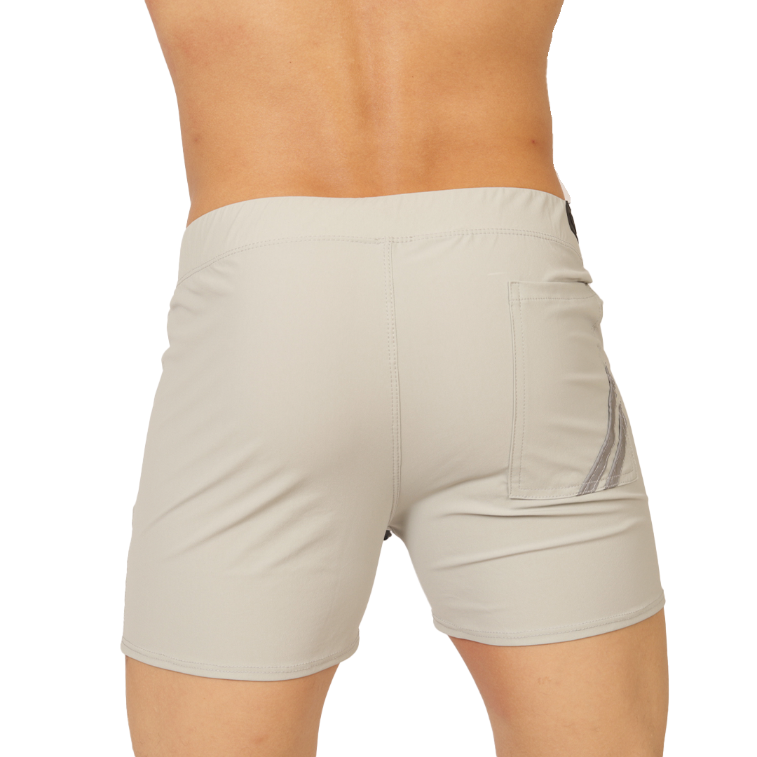 Club Gray Short vista posterior de Gigo Underwear