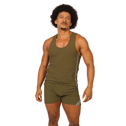 Club Green Tank en modelo de Gigo Underwear