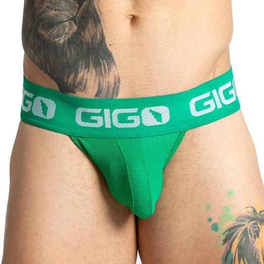 COLORS GREEN BRIEF - Gigo Underwear Colombia