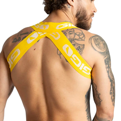 Colors Yellow Harness vista frontal de Gigo Underwear