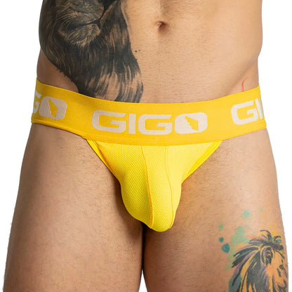 Colors Yellow Jock vista frontal de Gigo Underwear