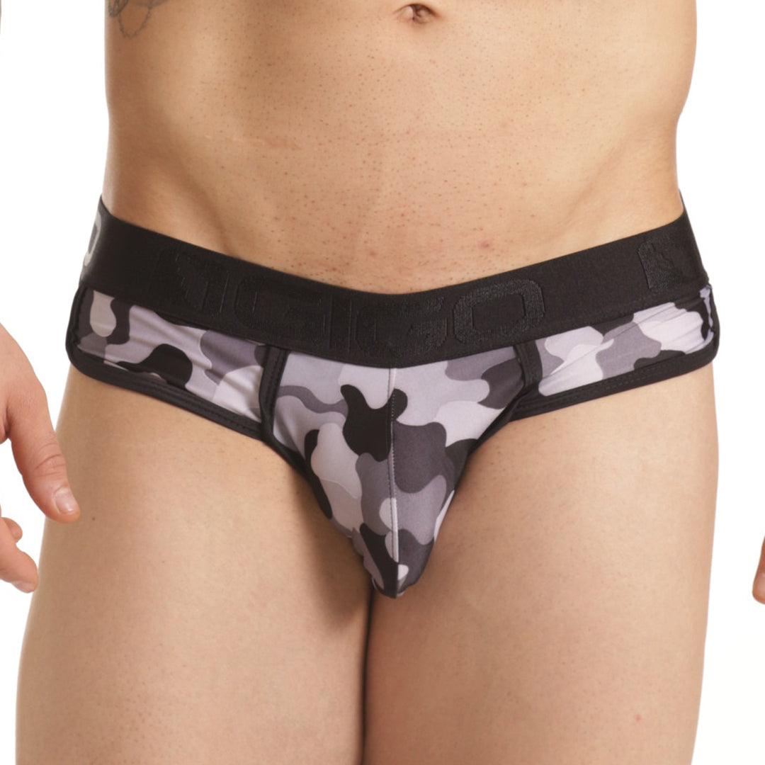 COMBAT GRAY BRIEF - Gigo Underwear Colombia