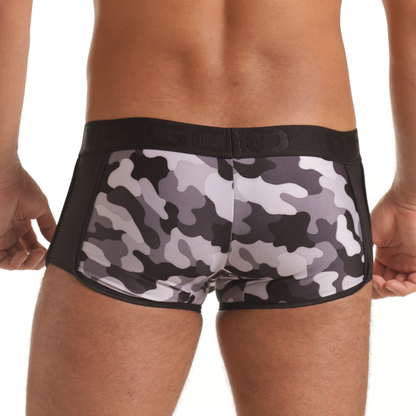 Combat Gray Trunk vista posterior de Gigo Underwear