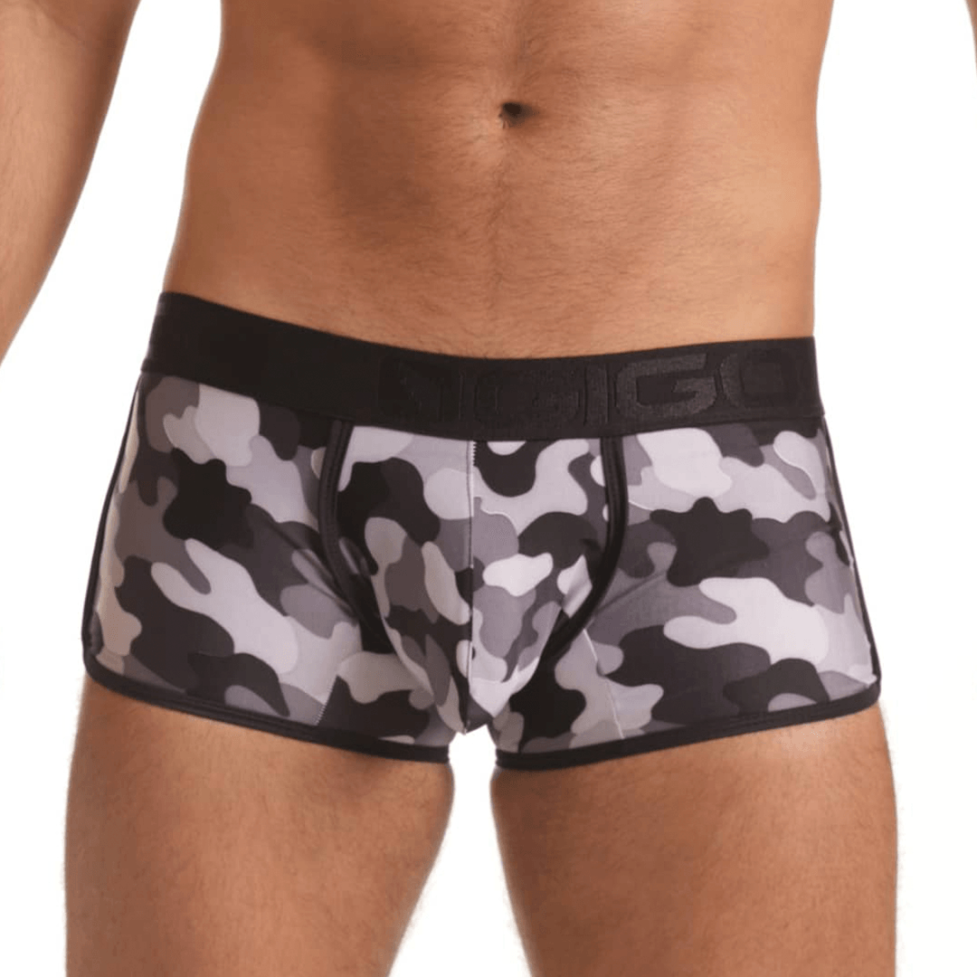 COMBAT GRAY TRUNK - Gigo Underwear Colombia