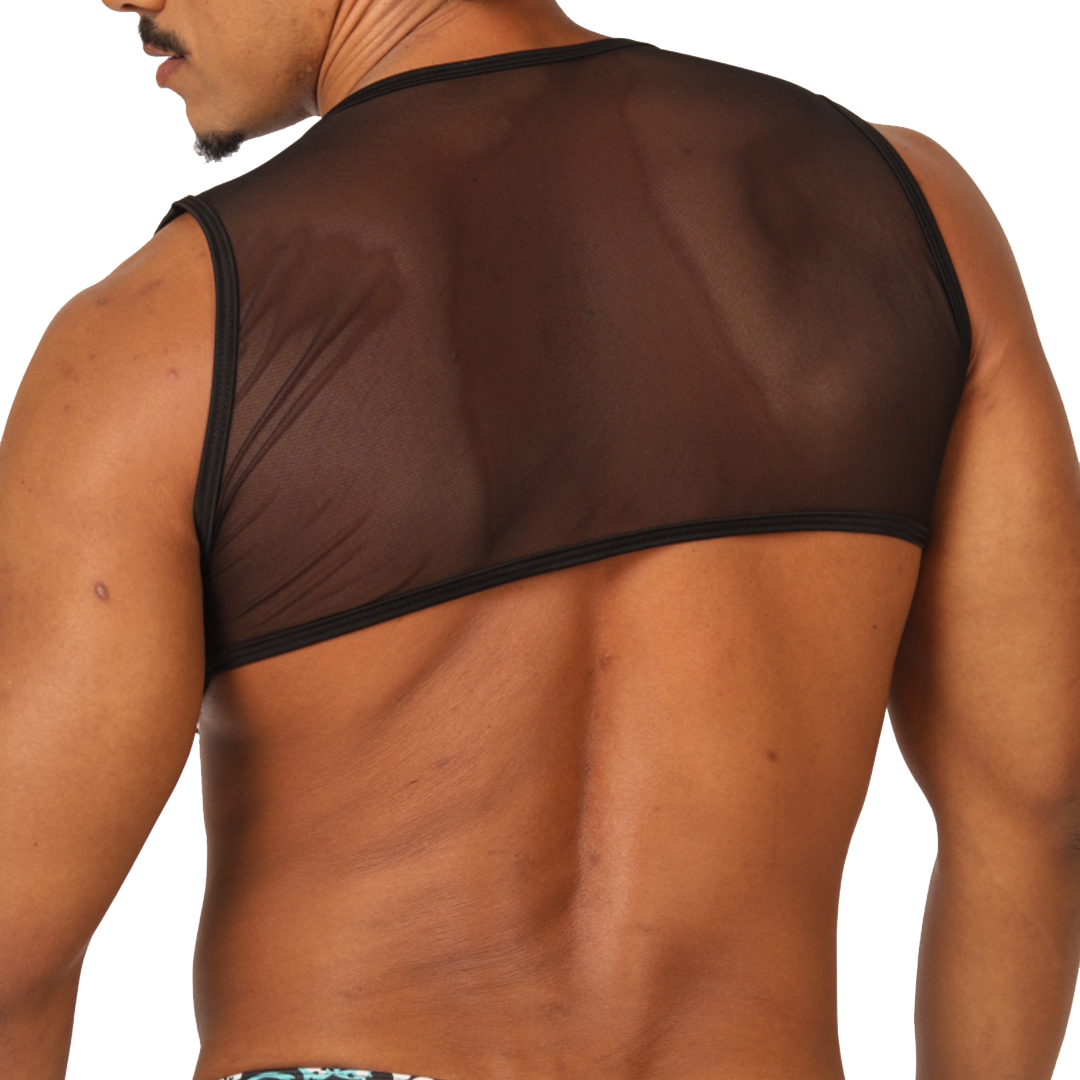 COMICS VEST HARNESS - Arnés Fetiche Masculino con Diseño Atrevido