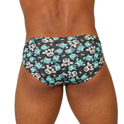 Comics Swimbrief vista posterior de Gigo Underwear