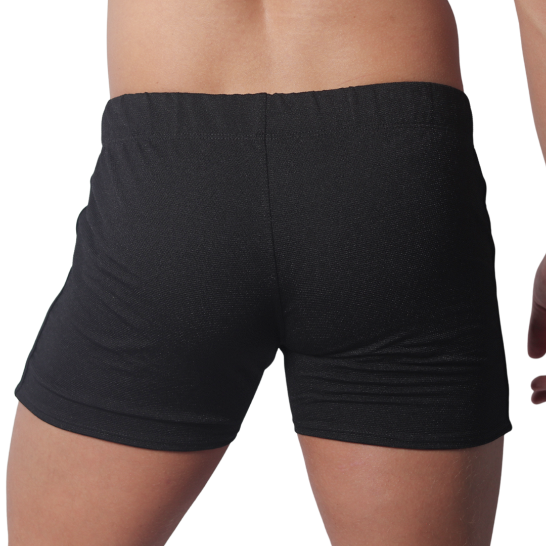 Cookie Black Short vista posterior de Gigo Underwear