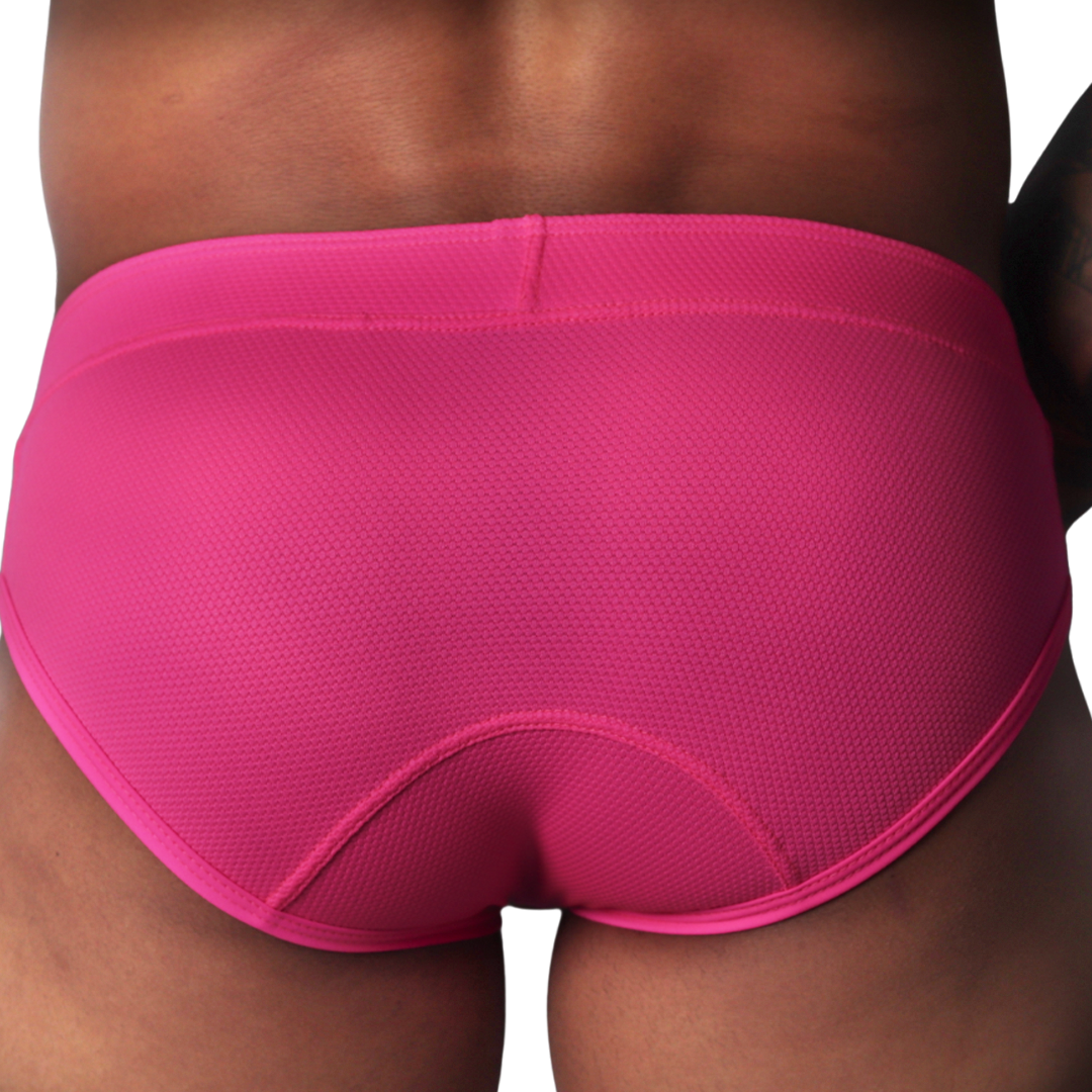 Cookie Fuchsia Brief vista posterior de Gigo Underwear