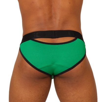Cool Green Brief vista posterior de Gigo Underwear