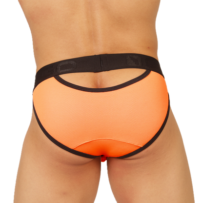 Cool Orange Brief vista posterior de Gigo Underwear