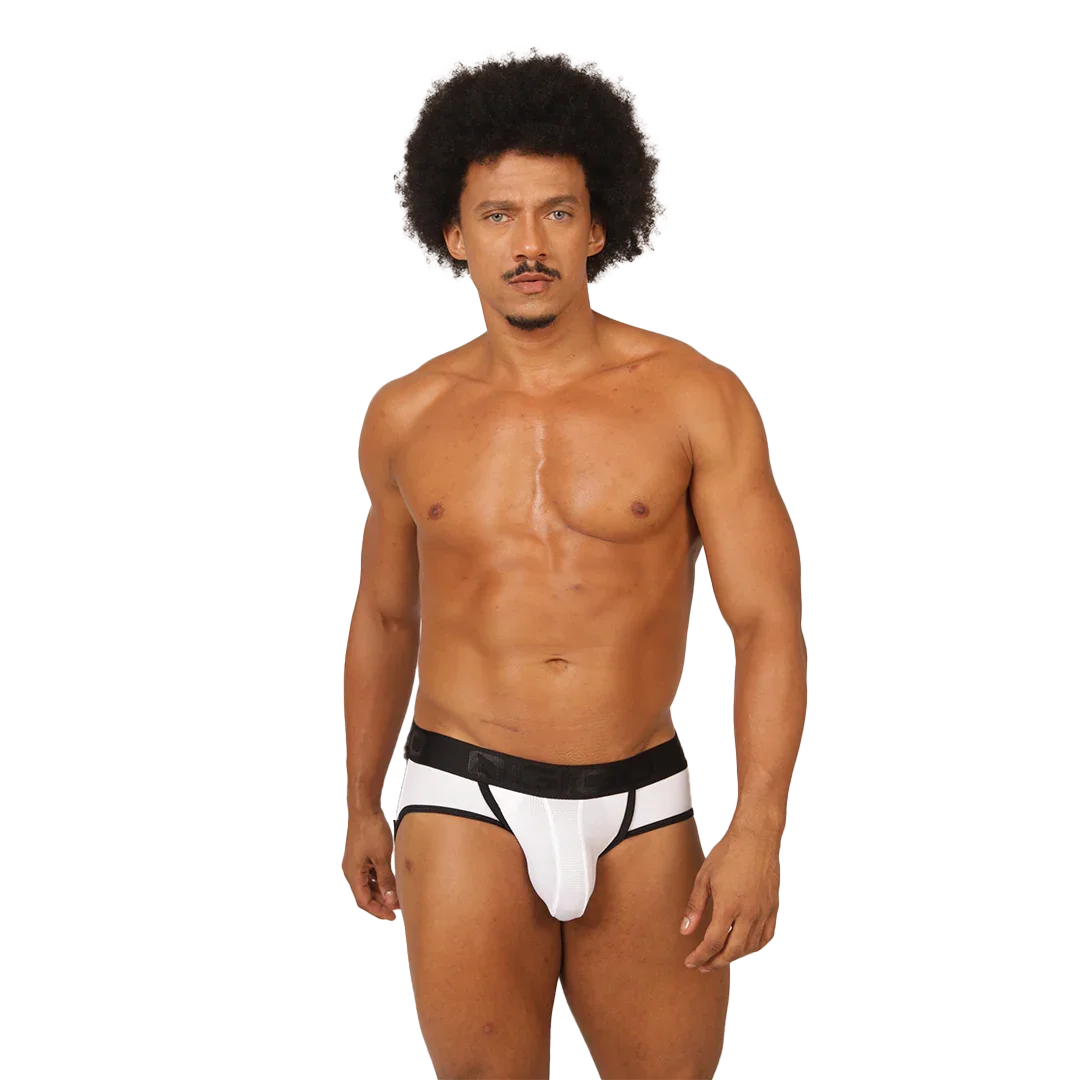 COOL WHITE JOCK THONG - Gigo Underwear Colombia