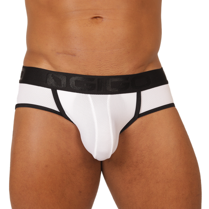 Cool White Jock Thong de Gigo Underwear