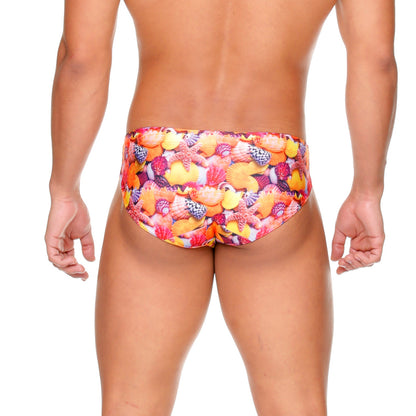 Corals Swim Brief vista frontal de Gigo Underwear