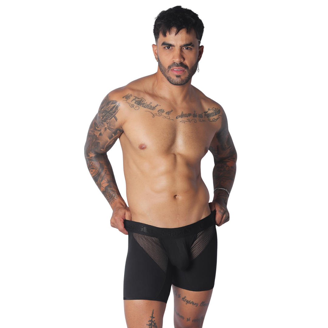Cosmopolitan Black Trunk vista posterior de Gigo Underwear