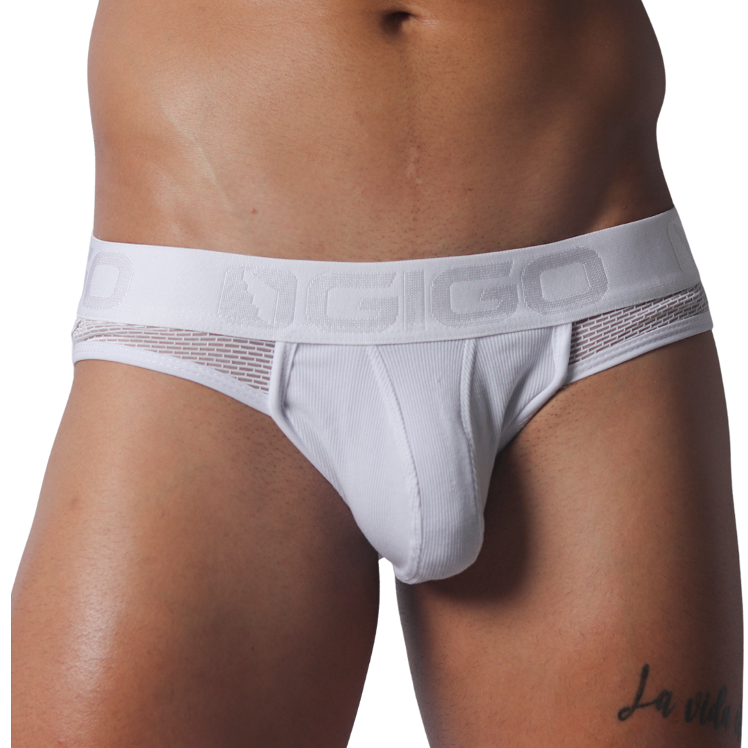 Cosmopolitan White Brief Jock de Gigo Underwear