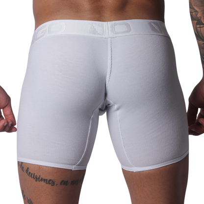 Cosmopolitan White Trunk vista posterior de Gigo Underwear