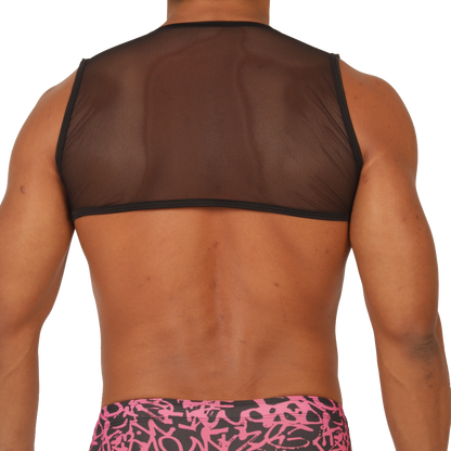Crazy Vest Harness vista posterior de Gigo Underwear