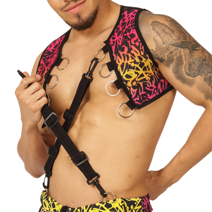 Crazy Vest Harness vista frontal de Gigo Underwear