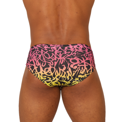 Crazy Swimbrief vista posterior de Gigo Underwear