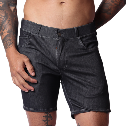 Denim Black Shorts de Gigo Underwear