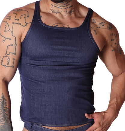 Denim Blue Tank de Gigo Underwear