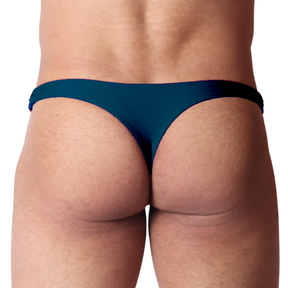 Dinamic Green Swim G String vista posterior de Gigo Underwear